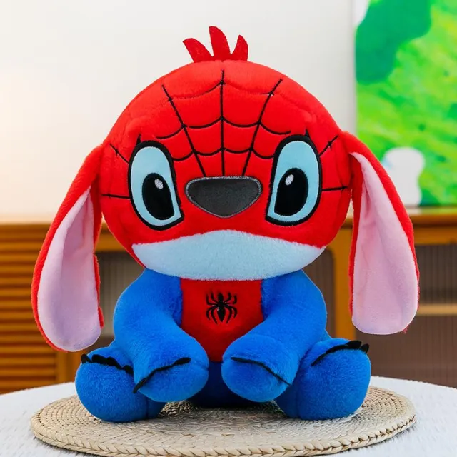 Stitch disfrazado de Spider-Man · Peluche · 40 cm