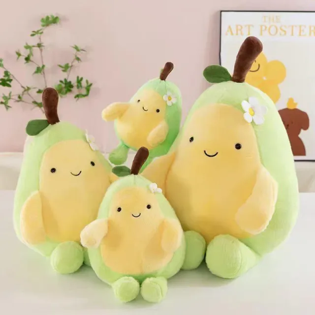 [JL] Cojín de aguacate · Cojín de peluche · 40 cm