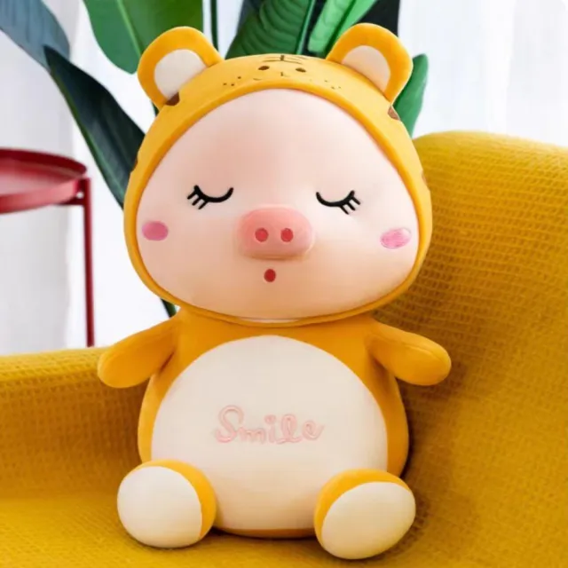 Porquinho tigre · Pelúcia · 30 cm