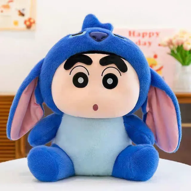 Shin-chan in a Stitch costume · Plush toy · 30 cm