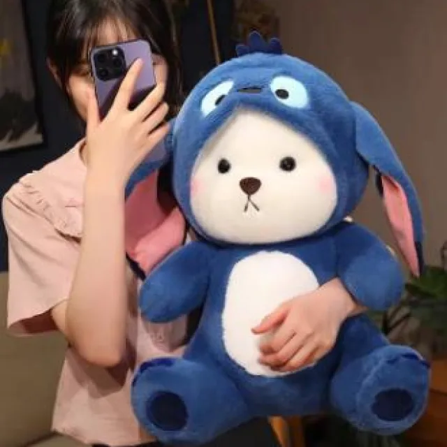 Lina bear in a Stitch costume · Plush toy · 30 cm