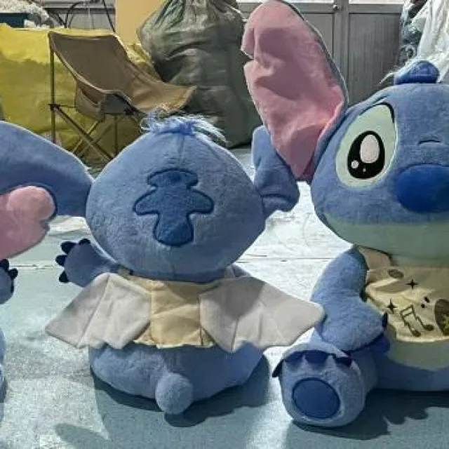 [ZZH] 翅膀史迪仔 · 毛绒外皮（带拉链） · 35 cm
